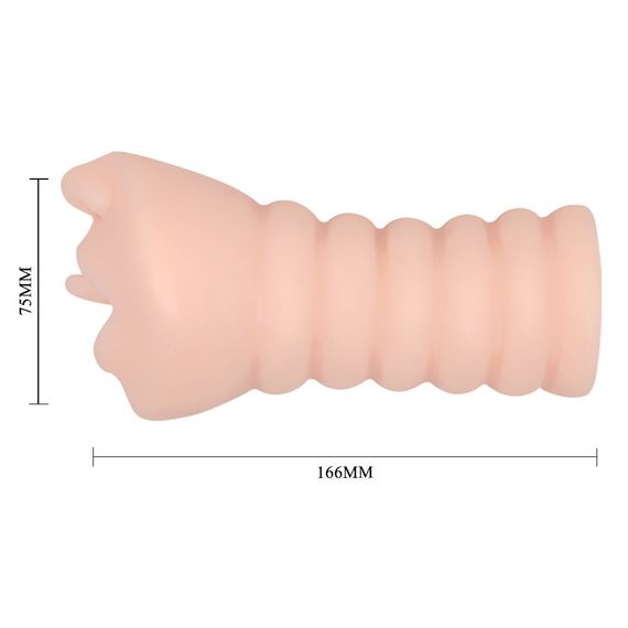 Мастурбатор рот реалістичний CRAZY BULL Miranda, 16,6 × 7,5 см Sex Aura | Зображення 5