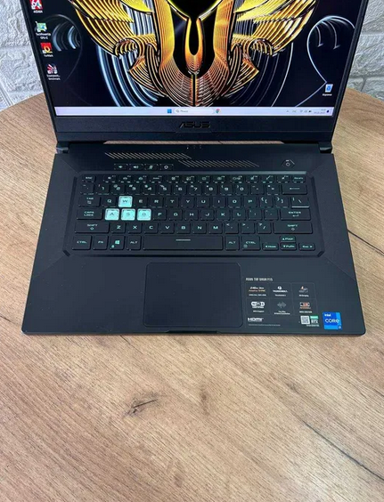 Ноутбук Asus TUF Dash F15 FX516P 15.6" 240Hz i7 11370H 16Gb SSD 1Tb RTX 3070 Б/В | Зображення 1