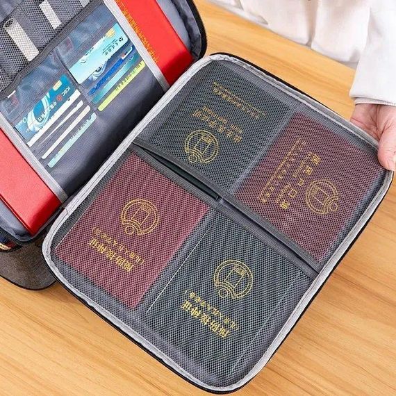 Органайзер для зберігання документів/речей з кодовим замком Сір-синій (370437) | Зображення 4