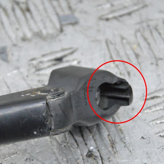 Щіткотримач задній Mercedes W210 універсал 1995-2003 Двірник важіль склоочисника задній Мерседес В210 | Зображення 1