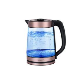 Электрочайник стеклянный с подсветкой 2,2л 2000Вт Sokany SK-1045 Бронза