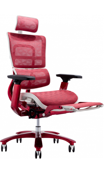Кресло офисное GT RACER X-815L WHITERED | Зображення 3