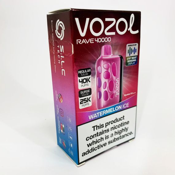 Vozol Rave 40000. Арбуз (Watermelon Ice) | Зображення 1