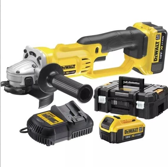 Шліфмашина кутова акумуляторна DeWalt з АКБ та ЗП DCG412M2 | Зображення 3