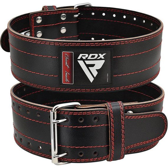 Пояс для пауерліфтингу RDX RD1 шкіряний Red M | Зображення 1