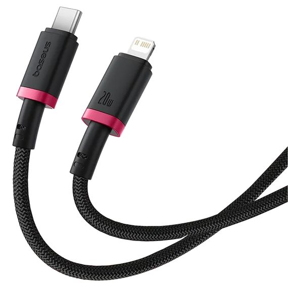 Дата кабель Baseus Dura Series Fast Charging Type-C to Lightning 20W (2m) (CB000123) Red / Black | Зображення 2