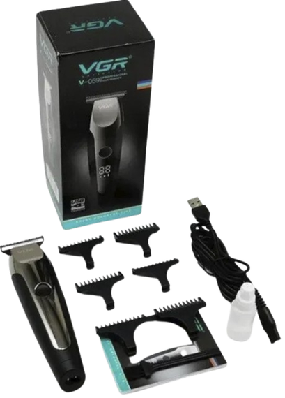 Бездротова професійна машинка для стрижки VGR V-059 | Зображення 3