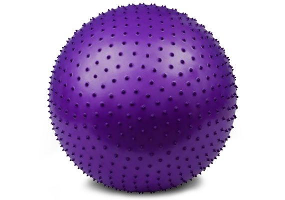 М'яч для фітнесу EasyFit 75 см фіолетовий (фітбол масажний) (EF-3016-V)