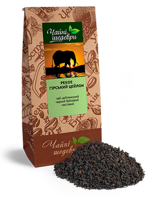 Чай чёрный Горный Цейлон ТМ "Чайные шедевры", 500 г,  высокогорный черный среднелистовой чай, Шри Ланка