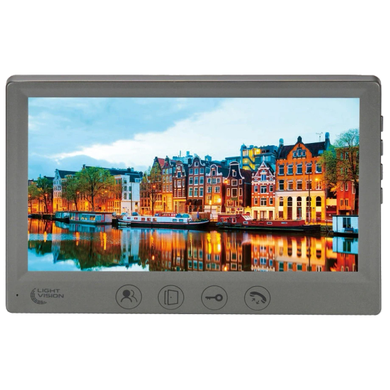 Light Vision AMSTERDAM FHD GRAY Відеодомофон - Монітори