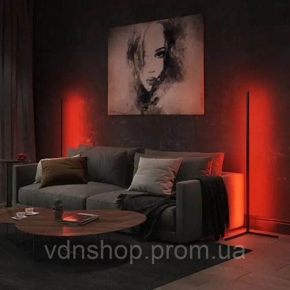 Угловой LED торшер Ledox Design с пультом и регулируемой яркостью 330 цветовых комбинаций | Зображення 2