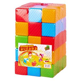 Ігровий набір кольорових кубиків 09065, 45 шт