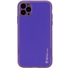 Шкіряний чохол Xshield для Apple iPhone 13 Pro (6.1") Фіолетовий/Ultra Violet