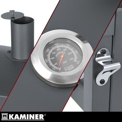 Мангал-гриль садовий з кришкою 105х110х50 см Kaminer 27317 | Зображення 6