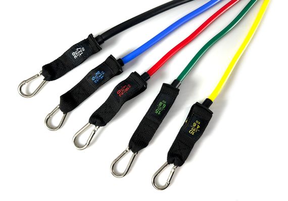 Набір гумових джгутів-еспандерів Бубновського EasyFit для фітнесу та реабілітації з 5 шт (EF-6333) | Зображення 2