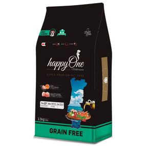 Корм happyOne Mediterraneum Lights & Senior Fresh Meat сухой со свежим мясом для малоактивных и пожилых собак 12 кг