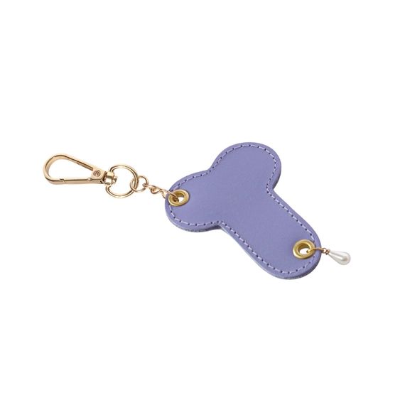 Брелок для ключів Art of Sex Fhallus на карабіні Лавандовий | Зображення 1