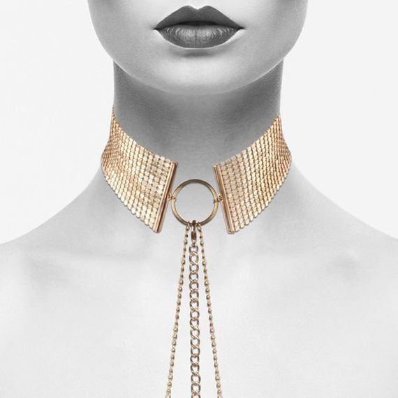 Намисто-комір Bijoux Indiscrets Desir Metallique Collar, Gold | Зображення 5