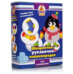 Настольная развлекательная игра "Носочки-Варежки" VT8025-05 Crazy Koko Vladi Toys, в коробке (4820234764174)