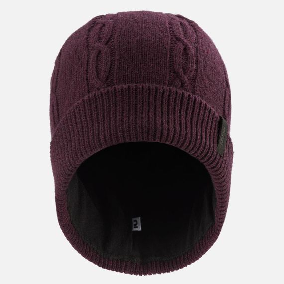 Шапка лижна для дорослих бордова - M/L 56-62cm