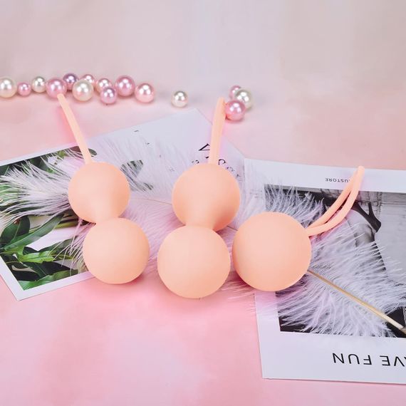 Набір вагінальних кульок Babydoll Універсальний. Бежевий 158-3 | Зображення 7