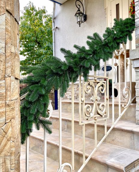 Хвойные гирлянды Lux литые зеленые (упаковка 6 штук по 1,2 м) | Зображення 1