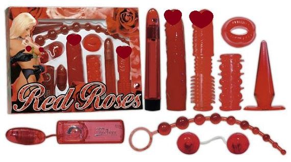 Набір іграшок для дорослих RED ROSES Sex Aura