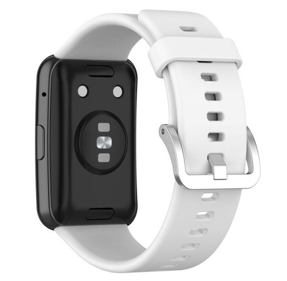 Силіконовий ремінець Primolux для смарт-годинника Huawei Watch Fit / Fit SE (TIA-B09, TIA-B29, STA-B39) - White | Зображення 2