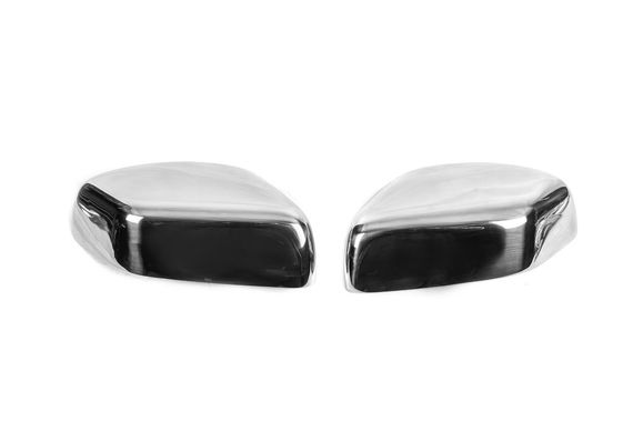 Накладки на дзеркала (2 шт, нерж) Carmos - Турецька сталь для Range Rover III L322 2002-2012 рр | Зображення 3