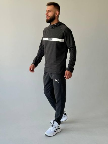 Костюм з худі Puma темно-сірий | Зображення 6