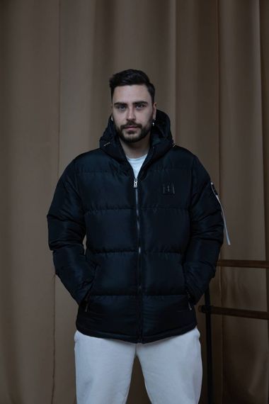 Куртка зимова Stone Island чорна | Зображення 3
