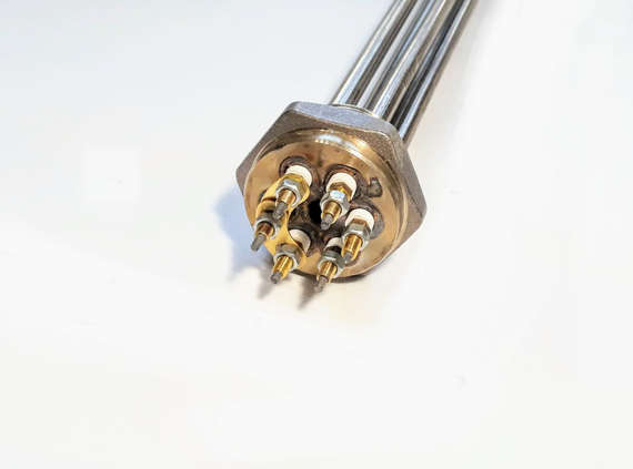 Блок ТЕНів 9000W з різьбленням 1,5" (Україна) | Зображення 1