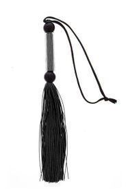 Флогер GP SILICONE FLOGGER WHIP BLACK Sex Aura