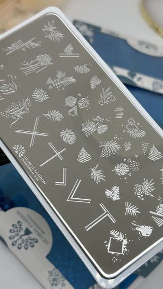 Пластина для стемпінга 016 Global Fashion (12х6см) | Зображення 1