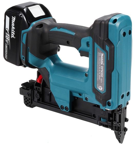 Пістолет штифтозабивний акумуляторний Makita DFN350Z (18GA, 15-35 мм, LXT, без акумуляторів та зарядного пристрою) | Зображення 3