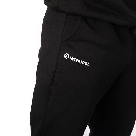 Штани чорні, трикотаж, XXL INTERTOOL SP-4010 | Зображення 4