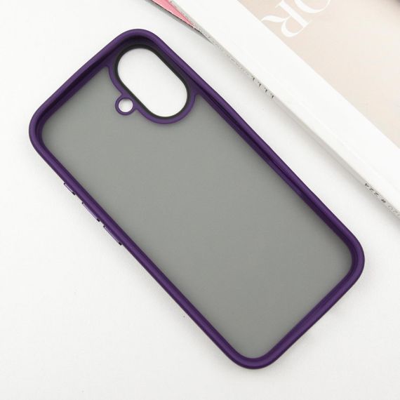 TPU+PC чохол Metal Buttons для Apple iPhone 16 (6.1") | Зображення 3