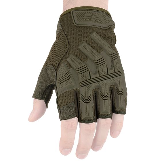 Рукавиці тактичні 2E Tactical  , безпалі, XL, зелені (2E-TACTGLOSUM-XL-OG) | Зображення 1