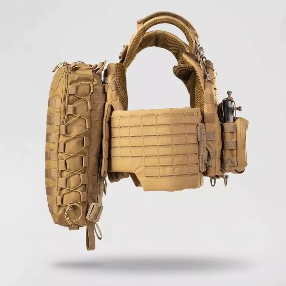 Рюкзак тактичний 10л Койот, штурмовий рюкзак військовий Ukrarmor укрармор Cordura 1000D, рюкзак ЗСУ MOLLE похід | Зображення 8