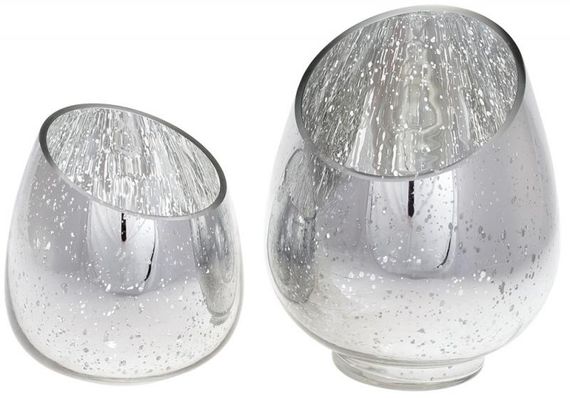 Интерьерный подсвечник 16х20см Antique silver | Зображення 1