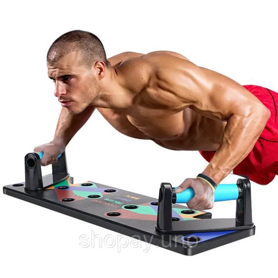 Спортивні опори для віджимання Foldable Push Up, Поворотні упори для віджимань, Упори з різними хватами EC-71 | Зображення 6