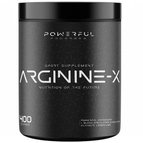 Аргінін для спорту Powerful Progress Arginine-X 400 g /80 servings/ Lemon Lime