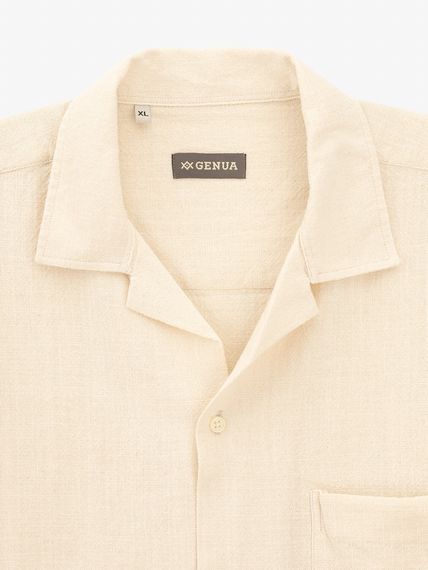 Сорочка однотонна чоловіча GENUA G01218-0005 3XL Бежевий shop (2000999634901) | Зображення 1