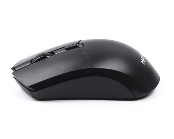 Миша бездротова Mr-403, 4 кнопки, оптична, 1600 DPI, USB, чорна | Зображення 1