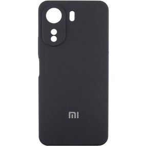 Чохол Silicone Cover Lakshmi Full Camera (AA) with logo для Xiaomi Redmi 13C / Poco C65 Чорний / Black