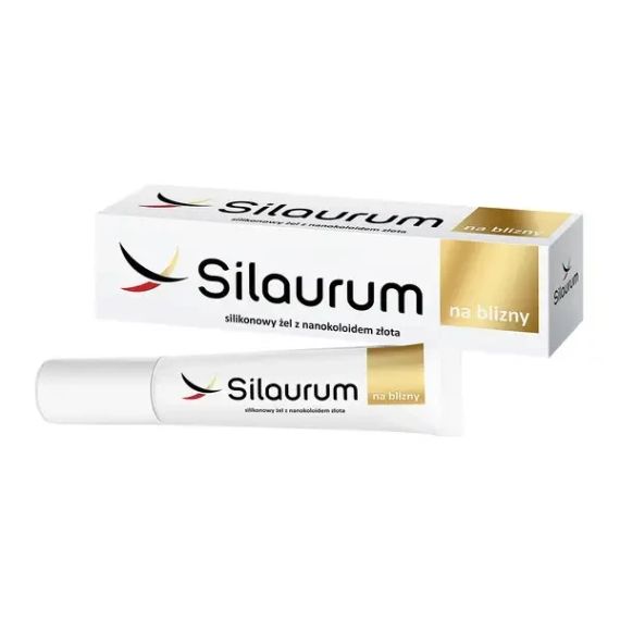 Silaurum, силіконовий гель для шрамів з наноколоїдами золота, 15 мл | Зображення 1