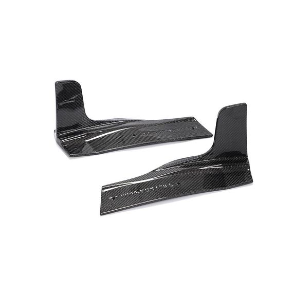 Накладки на задній бампер Flap (для S-Line 2016-2020, Карбон) для Ауди A5 рр | Зображення 4