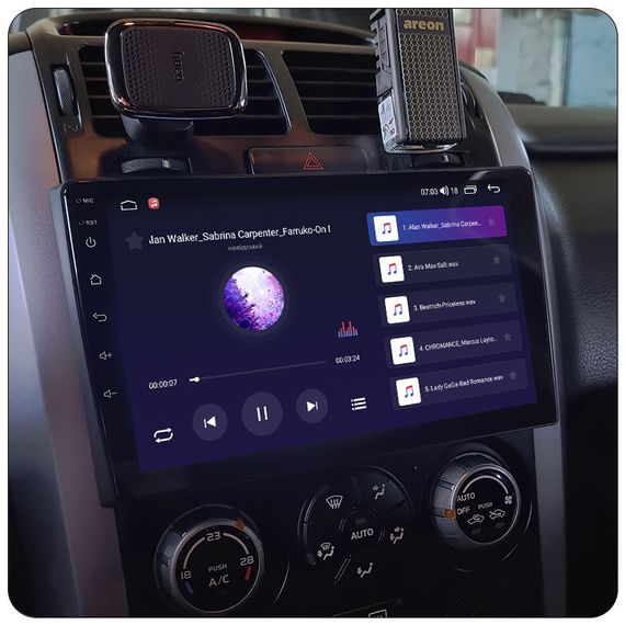Штатная магнитола Lesko Suzuki Grand Vitara III Рестайлинг 2008-2012 экран 9" 2/32Gb 4G Wi-Fi GPS Top Сузуки | Зображення 3