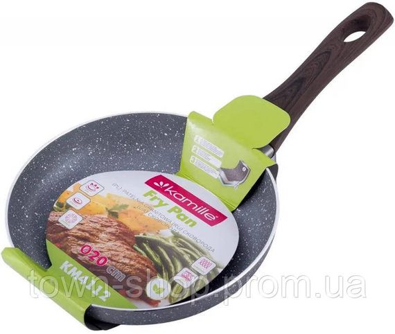 Сковорода Kamille Gregers Grey Ø20см с антипригарным покрытием ILAG KM-4112 | Зображення 3