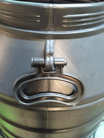 Бочка  технічна 60 л чорна низька бідон  широка горловина ємність для води | Зображення 4